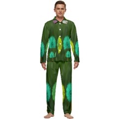 Dandelions Men s Long Sleeve Velvet Pocket Pajamas Set by nate14shop