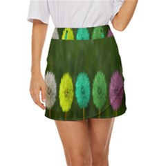 Dandelions Mini Front Wrap Skirt