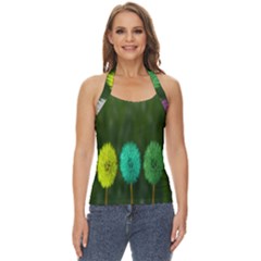 Dandelions Basic Halter Top