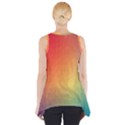 Colorful Rainbow Side Drop Tank Tunic View2