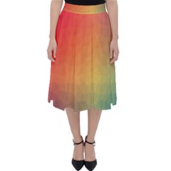 Colorful Rainbow Classic Midi Skirt by artworkshop