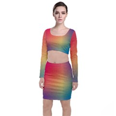 Colorful Rainbow Top And Skirt Sets by artworkshop