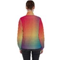 Colorful Rainbow Women s High Neck Windbreaker View2