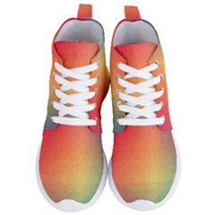 Colorful Rainbow Women s Lightweight High Top Sneakers by artworkshop