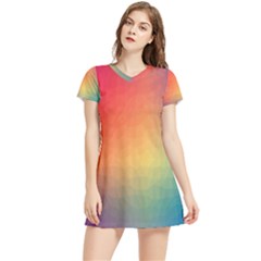 Colorful Rainbow Women s Sports Skirt