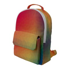 Colorful Rainbow Flap Pocket Backpack (large) by artworkshop