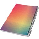 Colorful Rainbow 5.5  x 8.5  Notebook View2