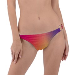 Colorful Rainbow Ring Detail Bikini Bottom by artworkshop