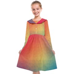 Colorful Rainbow Kids  Midi Sailor Dress by artworkshop