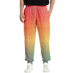 Colorful Rainbow Men s Elastic Waist Pants by artworkshop