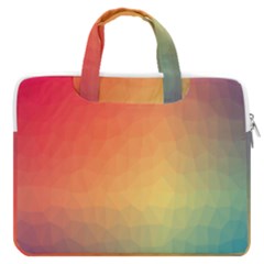 Colorful Rainbow Macbook Pro13  Double Pocket Laptop Bag by artworkshop