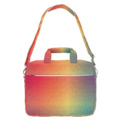 Colorful Rainbow Macbook Pro Shoulder Laptop Bag (large) by artworkshop