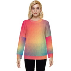 Colorful Rainbow Hidden Pocket Sweatshirt