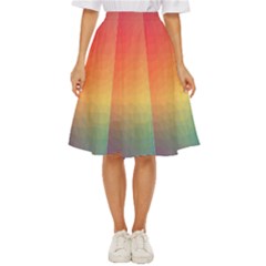 Colorful Rainbow Classic Short Skirt