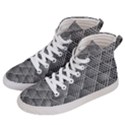 Grid Wire Mesh Stainless Rods Metal Men s Hi-Top Skate Sneakers View2