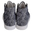 Grid Wire Mesh Stainless Rods Metal Men s Hi-Top Skate Sneakers View4