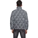 Grid Wire Mesh Stainless Rods Metal Men s Puffer Bubble Jacket Coat View4