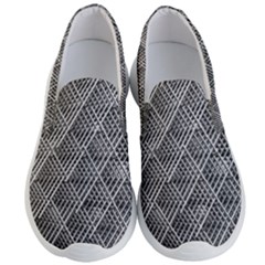 Grid Wire Mesh Stainless Rods Metal Men s Lightweight Slip Ons by artworkshop