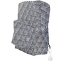 Grid Wire Mesh Stainless Rods Metal Full Print Backpack View3