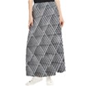 Grid Wire Mesh Stainless Rods Metal Maxi Chiffon Skirt View1