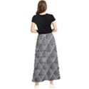 Grid Wire Mesh Stainless Rods Metal Maxi Chiffon Skirt View2