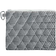 Grid Wire Mesh Stainless Rods Metal Canvas Cosmetic Bag (xxxl) by artworkshop