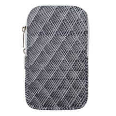 Grid Wire Mesh Stainless Rods Metal Waist Pouch (small) by artworkshop