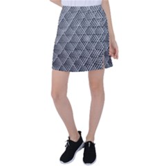 Grid Wire Mesh Stainless Rods Metal Tennis Skirt by artworkshop