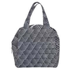 Grid Wire Mesh Stainless Rods Metal Boxy Hand Bag by artworkshop