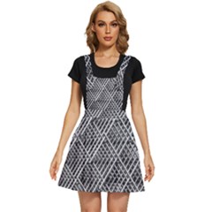 Grid Wire Mesh Stainless Rods Metal Apron Dress by artworkshop