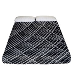 Grid Wire Mesh Stainless Rods Metal Fitted Sheet (king Size) by artworkshop