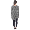 Grid Wire Mesh Stainless Rods Metal Long Sleeve Tunic  View2