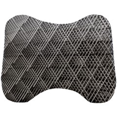 Grid Wire Mesh Stainless Rods Metal Head Support Cushion by artworkshop