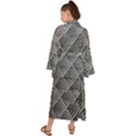 Grid Wire Mesh Stainless Rods Metal Maxi Kimono View2