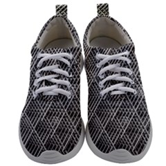 Grid Wire Mesh Stainless Rods Metal Mens Athletic Shoes