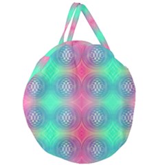 Infinity Circles Giant Round Zipper Tote by Thespacecampers