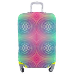 Infinity Circles Luggage Cover (medium) by Thespacecampers