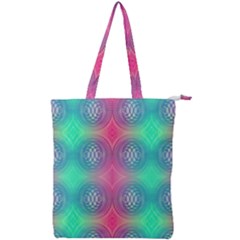 Infinity Circles Double Zip Up Tote Bag by Thespacecampers