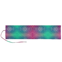 Infinity Circles Roll Up Canvas Pencil Holder (l) by Thespacecampers