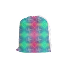 Infinity Circles Drawstring Pouch (medium) by Thespacecampers