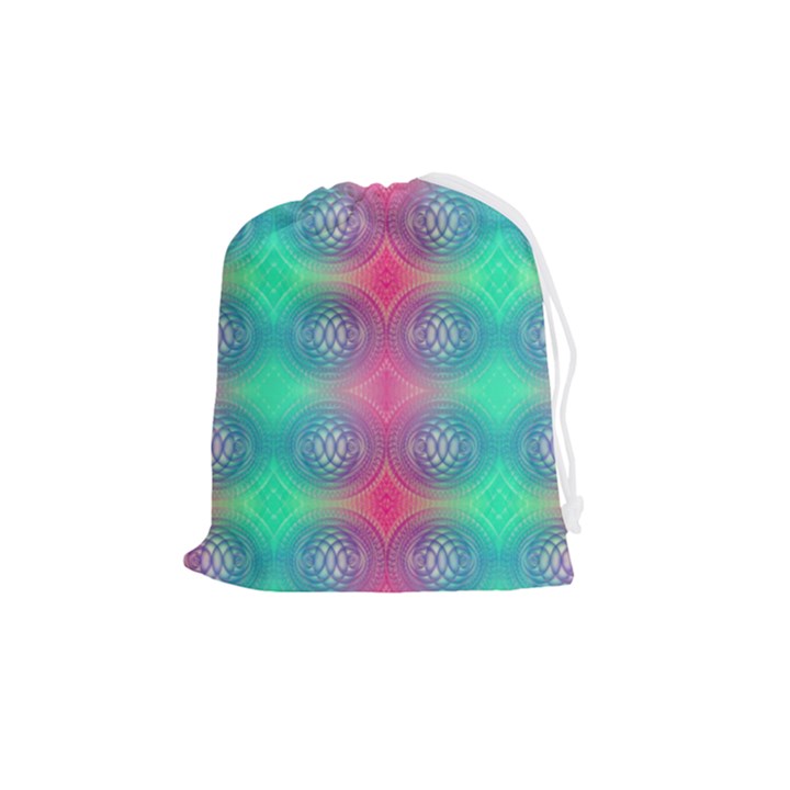 Infinity Circles Drawstring Pouch (Medium)