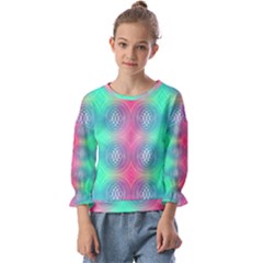 Infinity Circles Kids  Cuff Sleeve Top