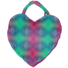 Infinity Circles Giant Heart Shaped Tote by Thespacecampers