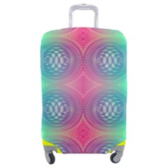 Infinity Circles Luggage Cover (medium) by Thespacecampers