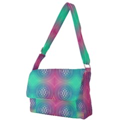 Infinity Circles Full Print Messenger Bag (s) by Thespacecampers