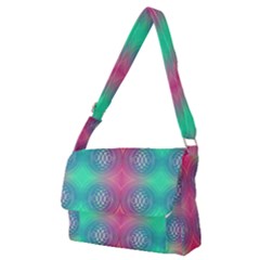 Infinity Circles Full Print Messenger Bag (m) by Thespacecampers