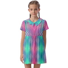 Infinity Circles Kids  Asymmetric Collar Dress by Thespacecampers