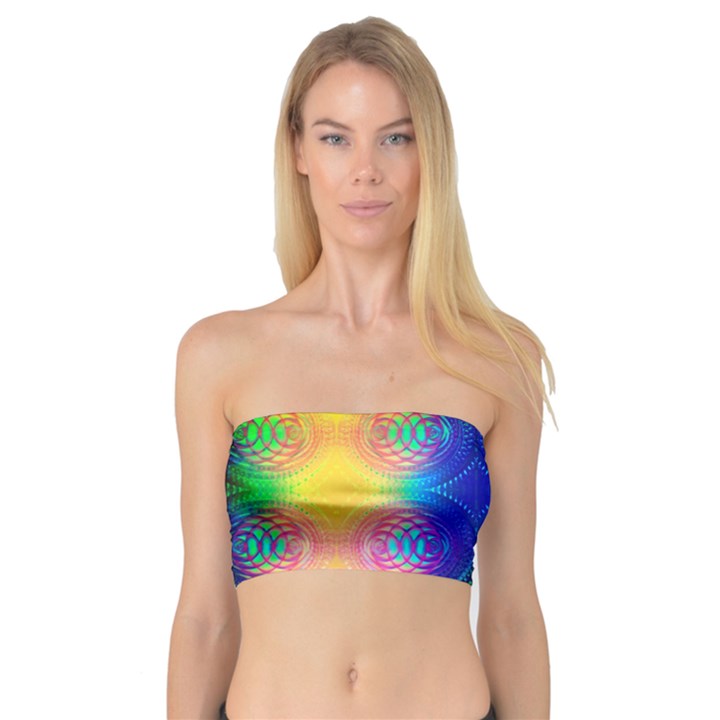 Inverted Circles Bandeau Top