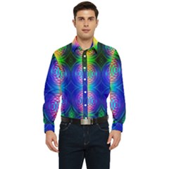 Inverted Circles Men s Long Sleeve  Shirt by Thespacecampers