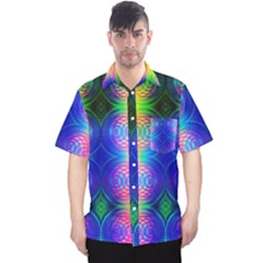 Inverted Circles Men s Hawaii Shirt